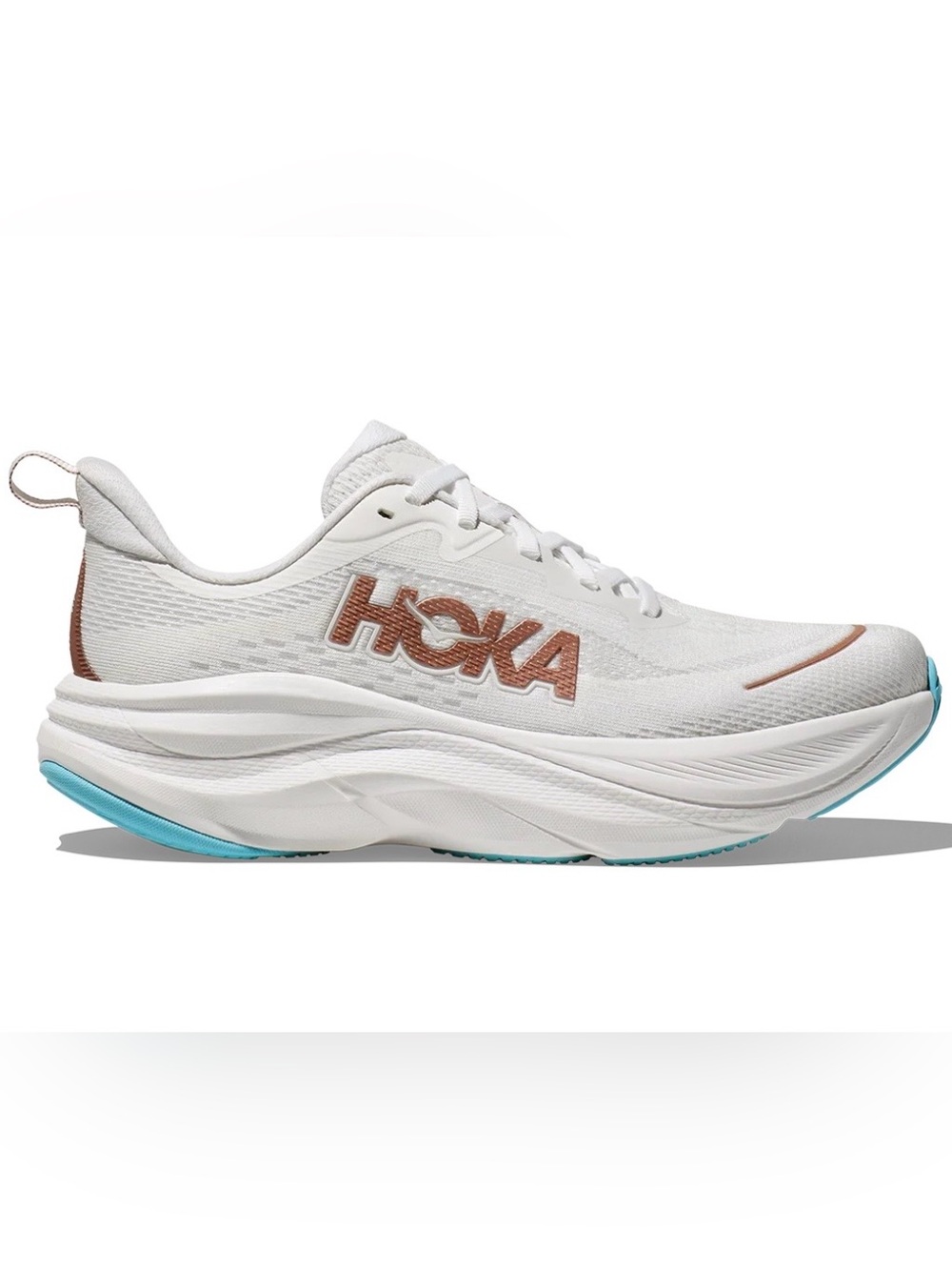 Hoka SKYFLOW Running Jogging Athletic Shoes Frost Rose Gold 1155113 FTRS 8 9 10 - Picture 6 of 10